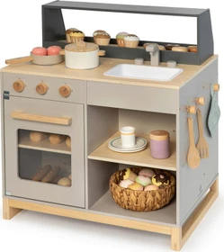 Musterkind Spielküche & Shop Prunus warmgrau/natur