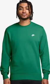 Nike Club Fleece Crew Sweatshirt malachite/white (Herren)