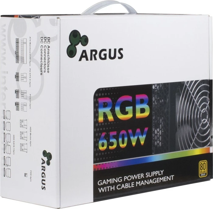 Inter-Tech Argus RGB CM 650W, ATX 2.4