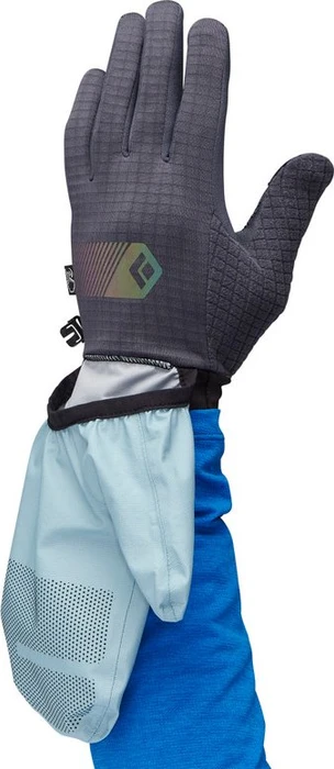 Black Diamond Gridtech Storm Hood Handschuhe carbon/glacier (BD801741) – Bild 4 von 7