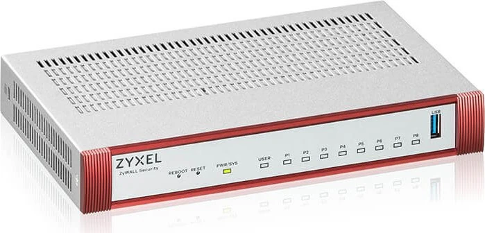 Zyxel ZyWALL USG FLEX 100H UTM Firewall, 8x RJ-45, Service Bundle, 1 Jahr