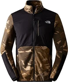 The North Face Glacier Pro Fleece Jacke new taupe green snowcap mountains print/tnf black (Herren)