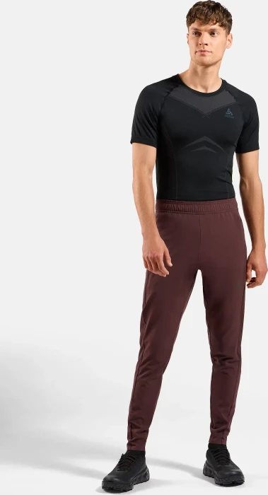 Odlo Zeroweight Laufhose lang fudge (Herren)