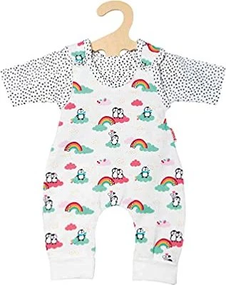 Heless Strampler mit T-Shirt Pinguin Pünktchen 28-35cm