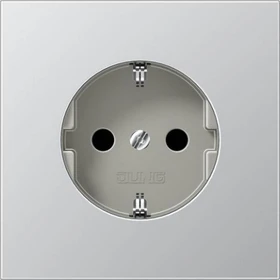 Jung Serie LS Steckdose Metallausführungen 16A 250V, aluminium