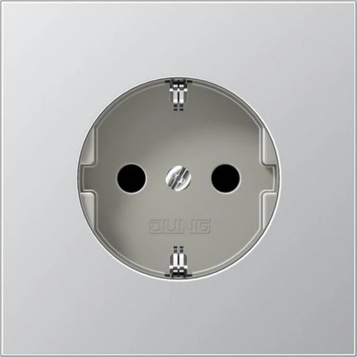 Jung Serie LS Steckdose Metallausführungen 16A 250V, aluminium