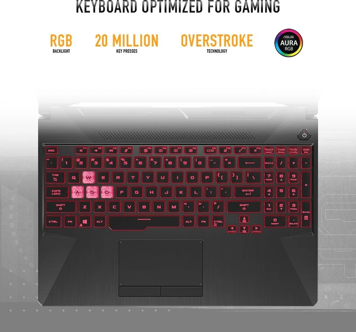 ASUS TUF Gaming A15 FA506QR-AZ061T, Eclipse Gray, Ryzen 7 5800H, 16GB RAM, 1TB SSD, GeForce RTX 3070, DE