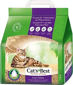 Cat's Best Smart Pellets Öko-Katzenstreu für Langhaarkatzen, 10l