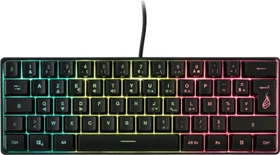 Verbatim SureFire KingPin X1 60% Gaming Keyboard, LEDs RGB, schwarz, USB, FR (48705)