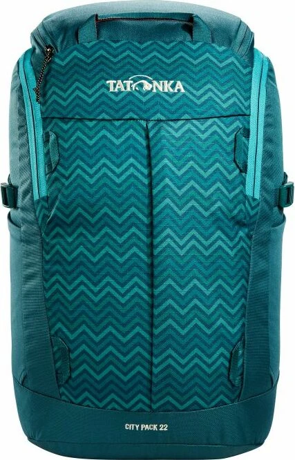 Tatonka City Pack 22 teal green/zig zag