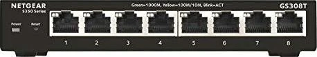 Netgear S350 Desktop Gigabit Smart Switch, 8x RJ-45