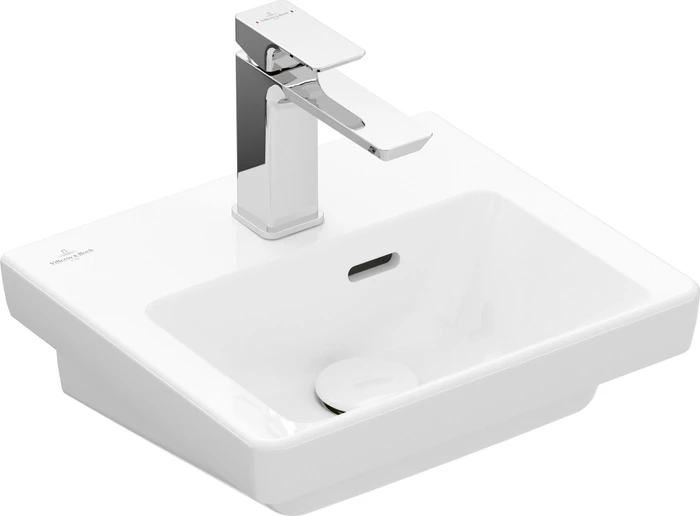 Villeroy & Boch Subway 3.0 Handwaschbecken 37x30.5x13cm, mit Überlauf, weiß alpin ceramicplus