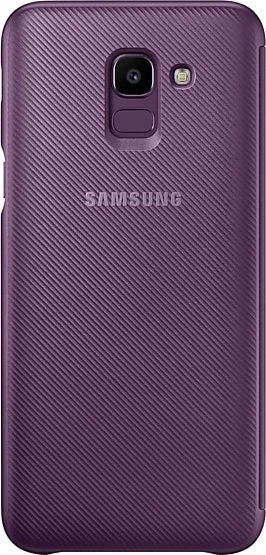 Samsung Wallet Cover für Galaxy J6 (2018) violett