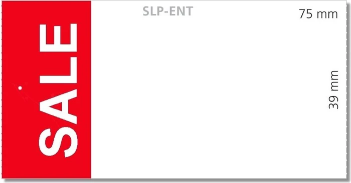 Seiko Instruments Etiketten SLP-ENT, 39x75mm, weiß, 2er-Pack (600 Stück) (42100633)