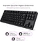 RK Royal Kludge RK87 Wireless TKL, LEDs RGB, schwarz, RK BROWN, USB, US Vorschaubild