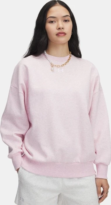 Under Armour Rival Fleece Sweatshirt prime pink/white (Damen)
