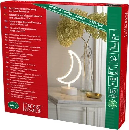 Konstsmide Motiv Schlauchsilhouette Flamingo LED 69x warmweiß