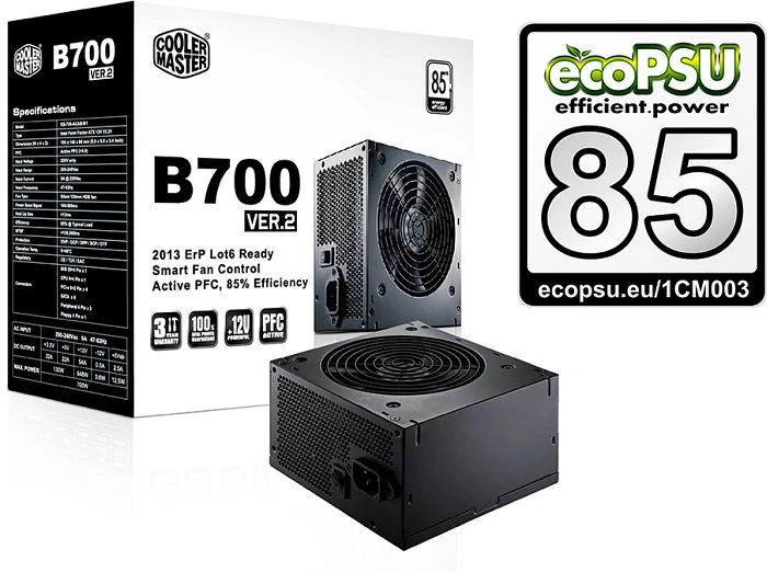 Cooler Master B700 ver.2 700W, ATX 2.3