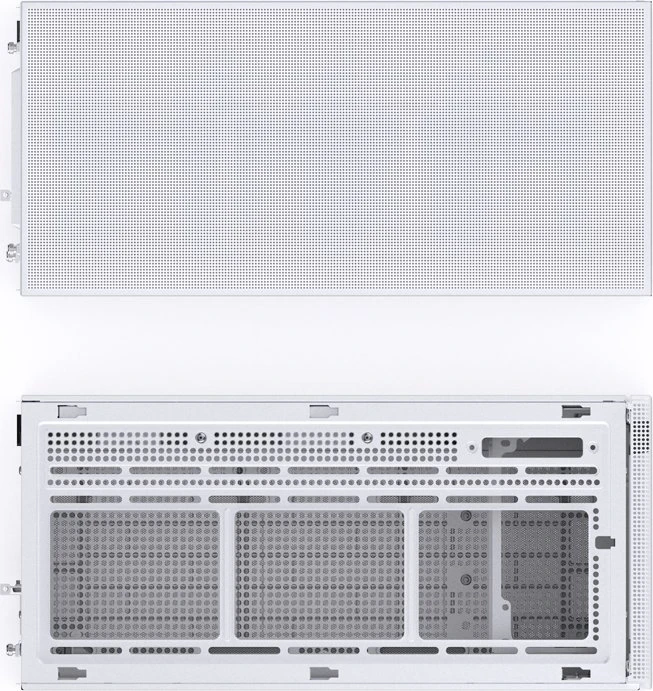 Jonsbo D31 White, weiß, Glasfenster