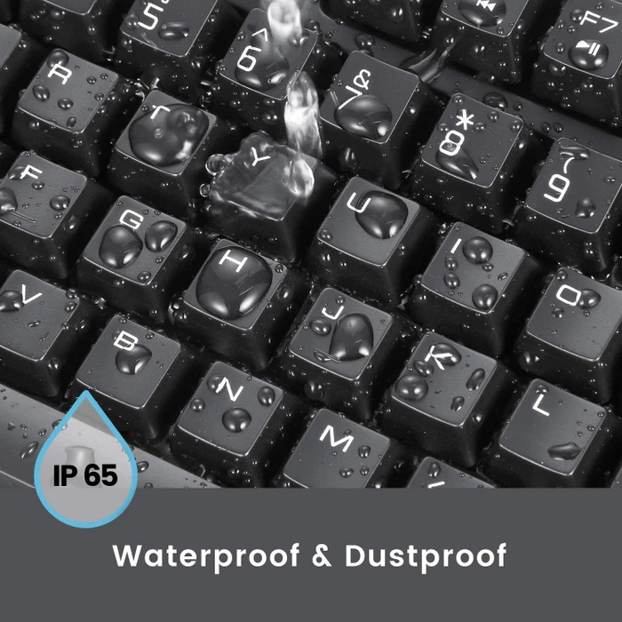 Perixx Periboard-517, schwarz, USB, UK