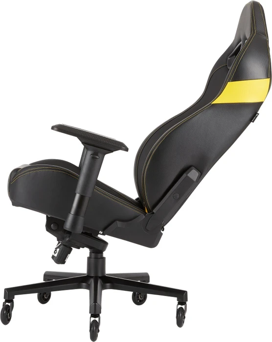 Corsair T2 Road Warrior Gamingstuhl, schwarz/gelb