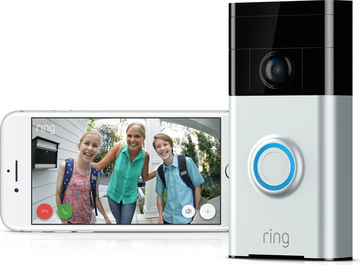 Ring Video Doorbell Satin Nickel, Video-Türklingel