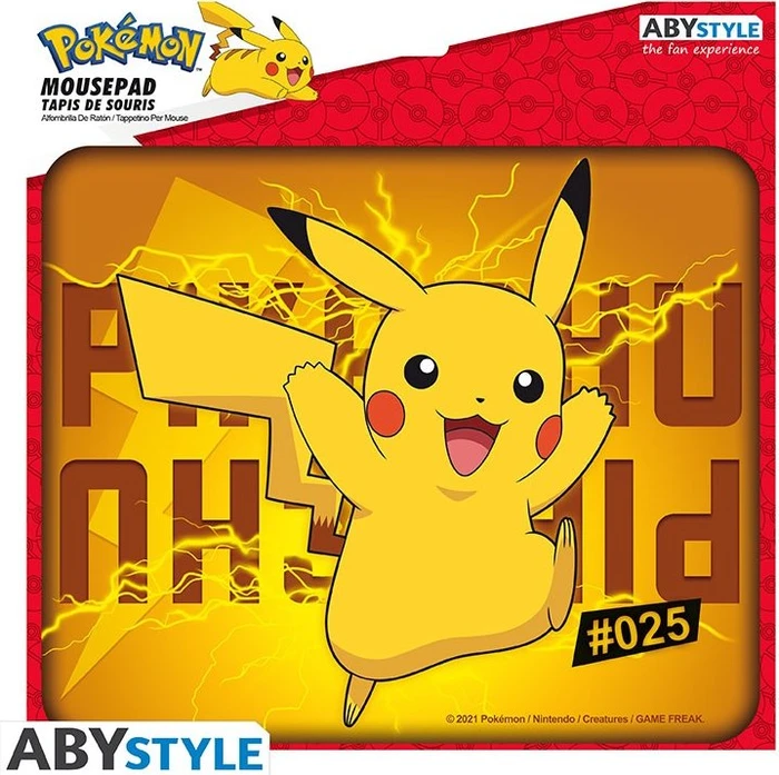 ABYstyle Pokemon Flexible Mousepad, 235x195mm, Pikachu (ABYACC403) – Bild 2 von 2
