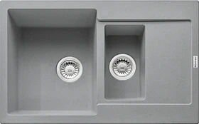 Franke Maris MRG 651-78 Einbau Becken reversibel mit Ablauffernbedienung steingrau
