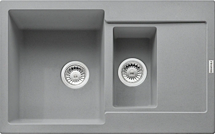 Franke Maris MRG 651-78 Einbau Becken reversibel mit Ablauffernbedienung steingrau