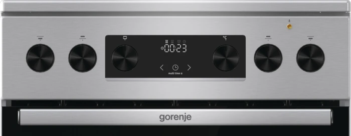Gorenje GECS5C70XPA Elektroherd mit Glaskeramik-Kochfeld