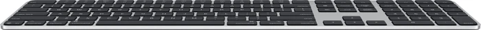Apple Magic Keyboard mit Touch ID und Ziffernblock für Mac mit Apple Chip (USB-C), schwarz/silber, USB/Bluetooth, DK