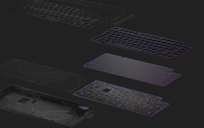 ASUS ROG Azoth Extreme Gaming Keyboard, PBT, hot-swap, ROG NX SNOW, USB/Bluetooth, US