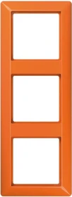 Jung Serie AS Rahmen Thermoplast 3-fach, orange