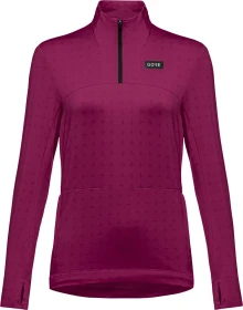 Gore Wear TRAILKPR Hybrid 1/2 Zip Trikot langarm process purple (Damen)