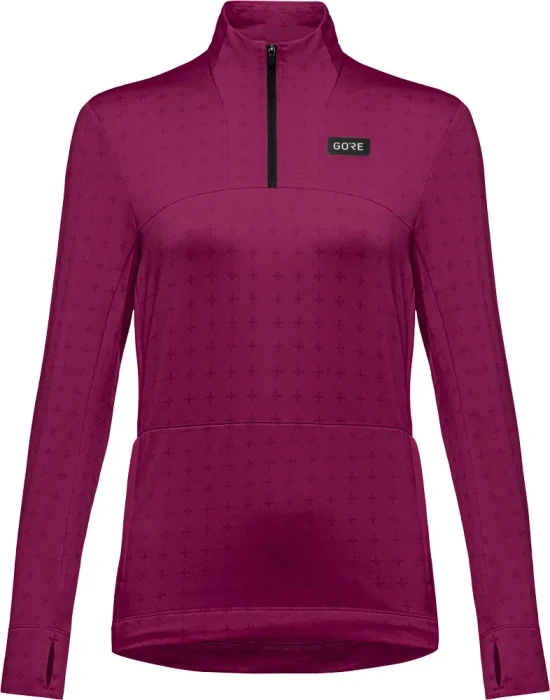 Gore Wear TRAILKPR Hybrid 1/2 Zip Trikot langarm process purple (Damen)