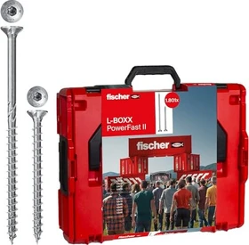 fischer L-Boxx 102 PowerFast II Schrauben-Sortiment inkl. L-Boxx, 1800 Stück