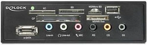 DeLOCK 5.25" Multifunktionspanel mit Cardreader