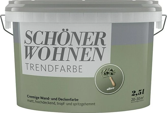 Schöner Wohnen Trendfarben innen olive matt, 2.5l