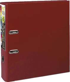 Exacompta Maxi Prem'Touch Ordner 2-Ring, 80mm, A4, bordeaux, 10er-Pack
