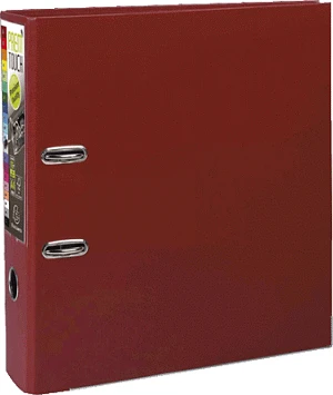 Exacompta Maxi Prem'Touch Ordner 2-Ring, 80mm, A4, bordeaux, 10er-Pack