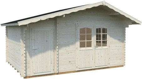 Palmako Emma 14.2m² Gartenhaus transparent tauchgrundiert
