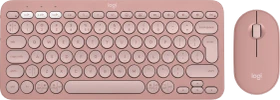 Logitech Pebble 2 Combo rosa, Logi Bolt, USB/Bluetooth, US