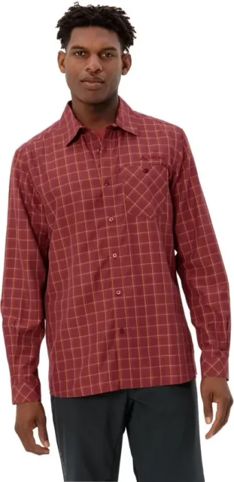 Vaude Albsteig III Hemd langarm carmine/mars red (Herren)
