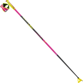 Leki HRC Langlauf Skistock neon pink/black/neon yellow (Junior) (Modell 2022/2023)