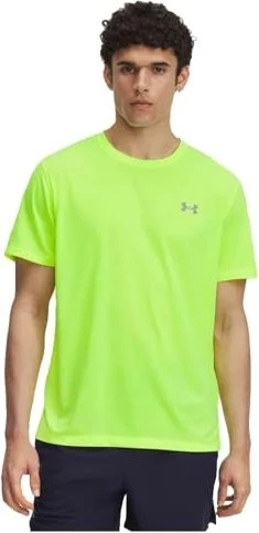 Under Armour Launch Funktionsshirt kurzarm high vis yellow/reflective (Herren)