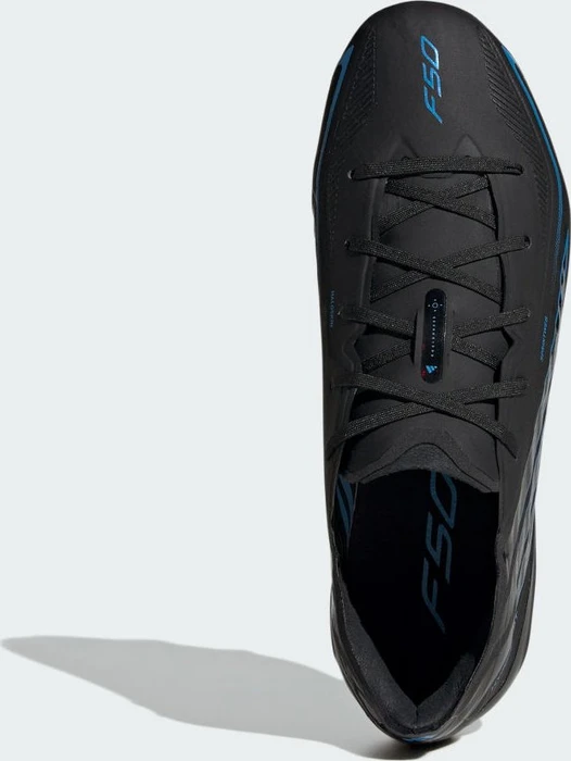 adidas F50 Hyperfast Elite FG core black/lucid ray blue (Junior)
