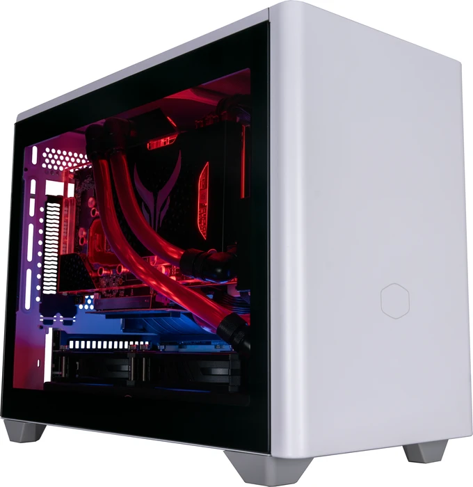 Cooler Master MasterBox NR200P, weiß, Glasfenster, Mini-ITX