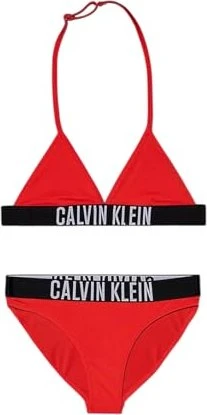 Calvin Klein Intense Power Triangel Bikini-Set flaming chili (Junior)