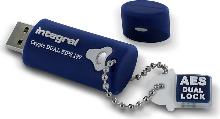 Integral Crypto Dual Drive FIPS 197 64GB, USB-A, USB 3.2 Gen 1×1