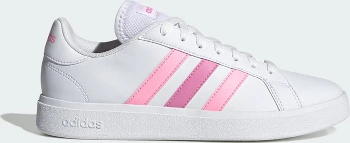 adidas Grand Court Base 2.0 cloud white/pink spark/bliss pink (Herren)